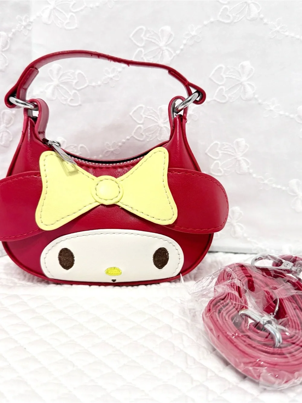 My Melody mini Crossbody Bag Shoulder Bag Adjustable Strap